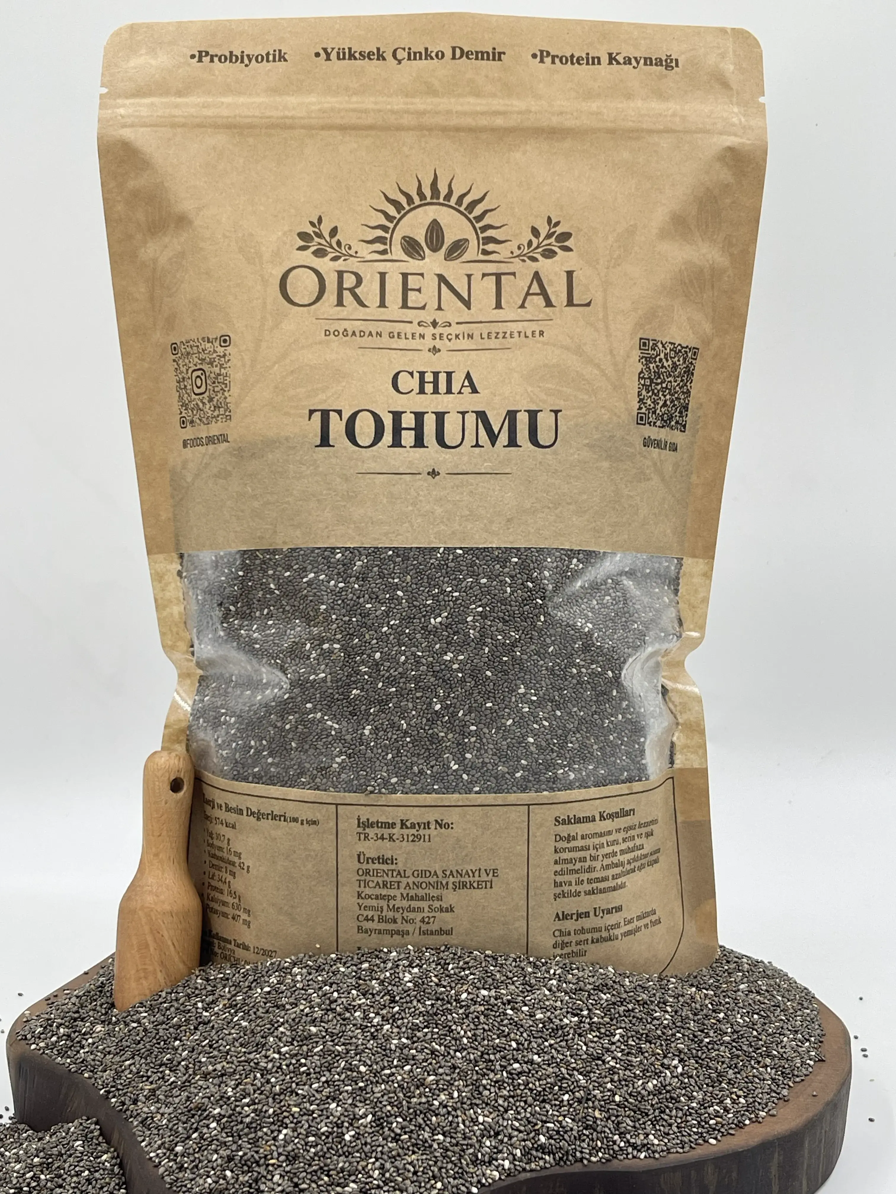 Organic Black Chia Seeds thumbnail 2